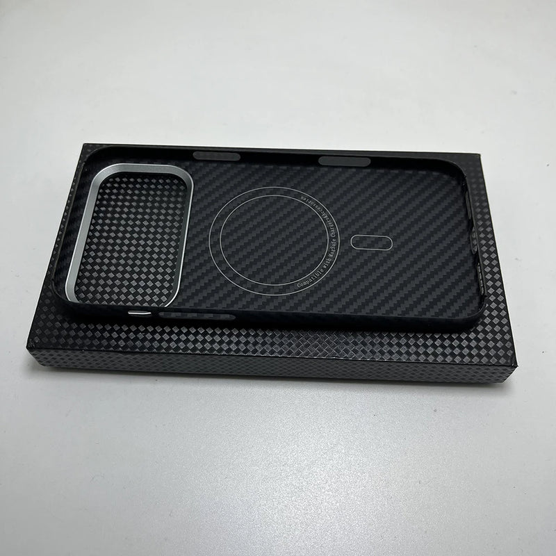 Real carbon fiber for magsafe magnetic for iphone 17 Series