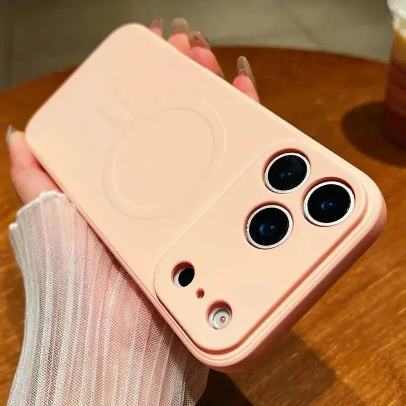 Liquid Silicone Magnetic Magsafe Case For iPhone 17 Series