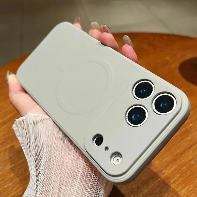 Liquid Silicone Magnetic Magsafe Case For iPhone 17 Series