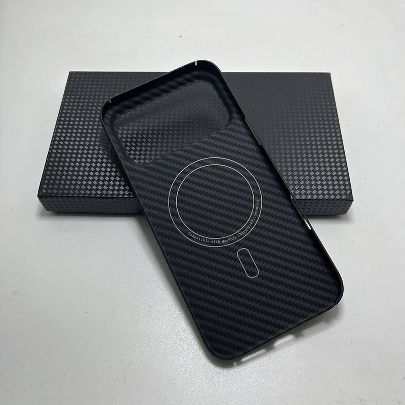 Real carbon fiber for magsafe magnetic for iphone 17 Series