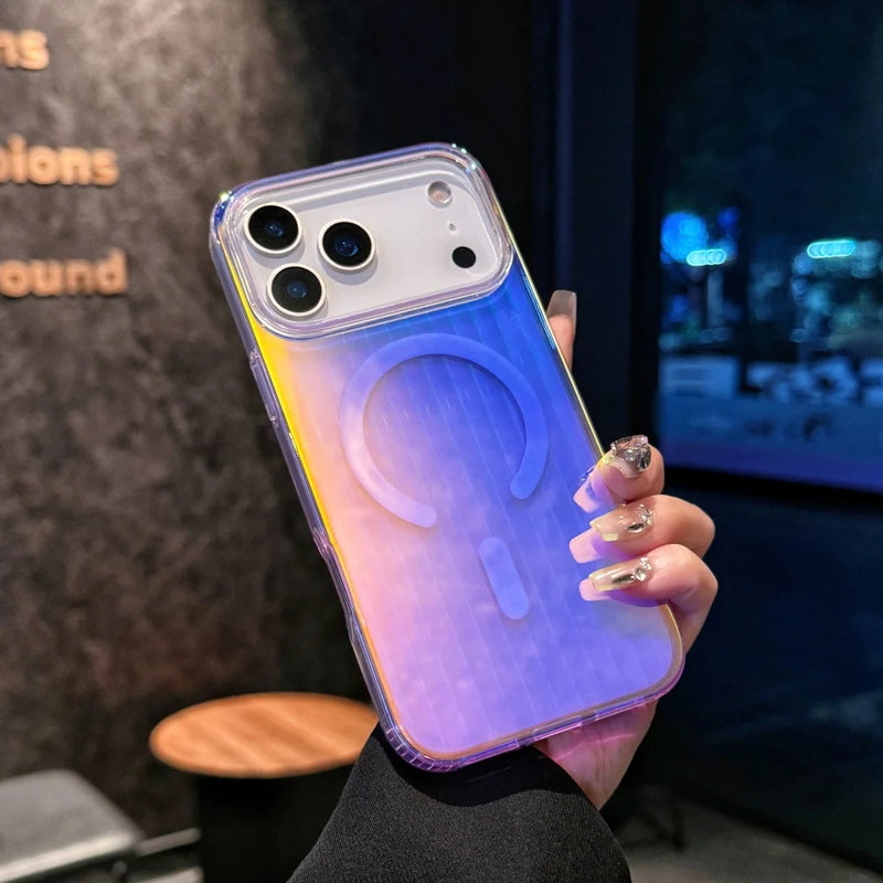iPhone17 Pro Max 17Pro 17Air case Dazzling Stripe Premium Gradient Color