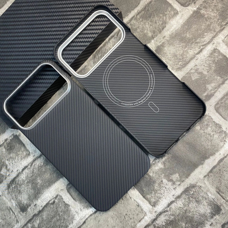 Kevlar Aramid Carbon Fiber Case For iPhone 17 Pro Max 17Pro Magnetic Ultra-Thin Phone Back Case