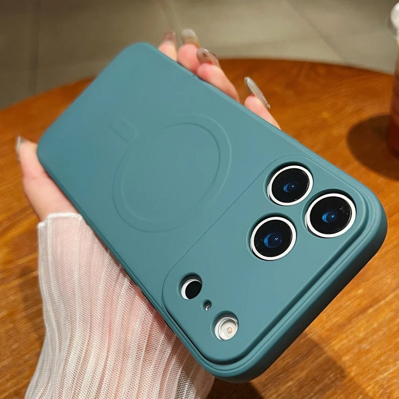 Liquid Silicone Magnetic Magsafe Case For iPhone 17 Series