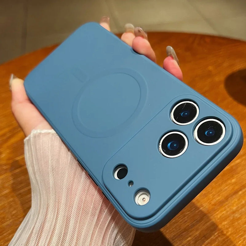 Liquid Silicone Magnetic Magsafe Case For iPhone 17 Series