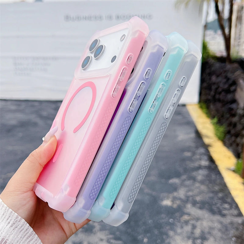 Color Change Laser Dazzling Magnetic Case for iPhone 17 Series