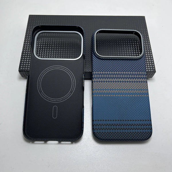 Carbon Fiber Case for Iphone 17 Series Magnetic Ultra-Thin Lightweight