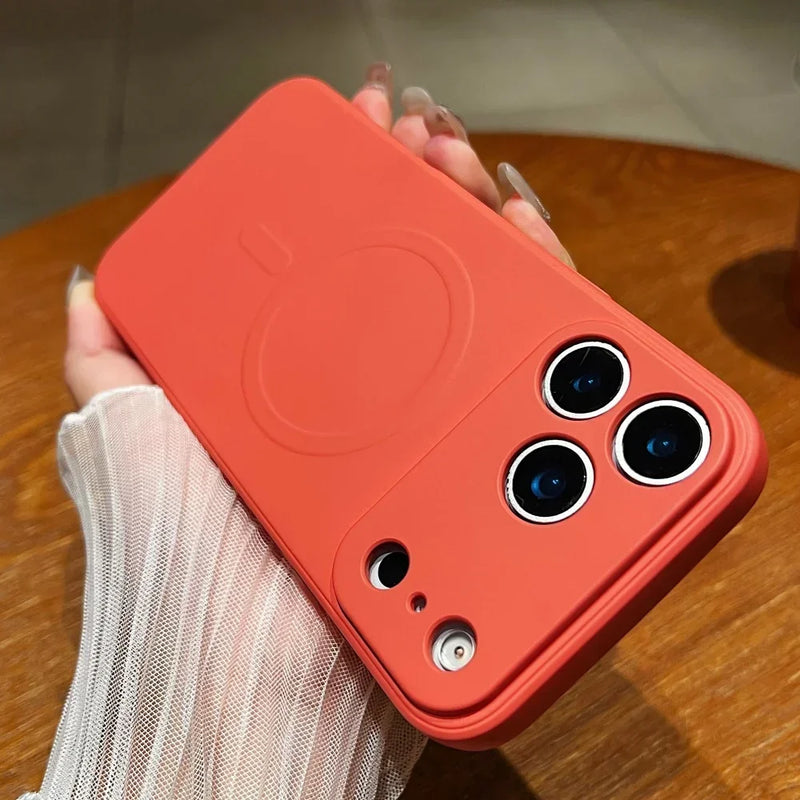 Liquid Silicone Magnetic Magsafe Case For iPhone 17 Series